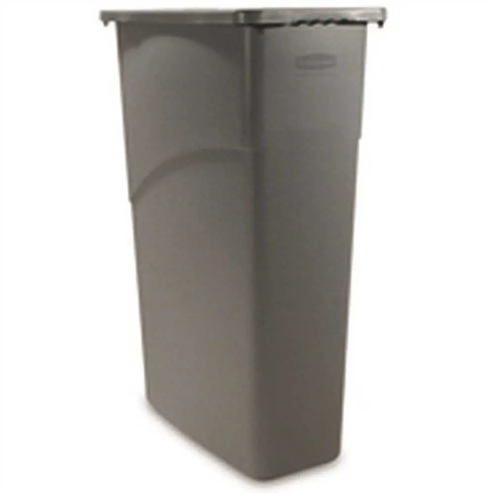 Slim Jim&Reg; Trash Can, Beige, 23 Gallons 1