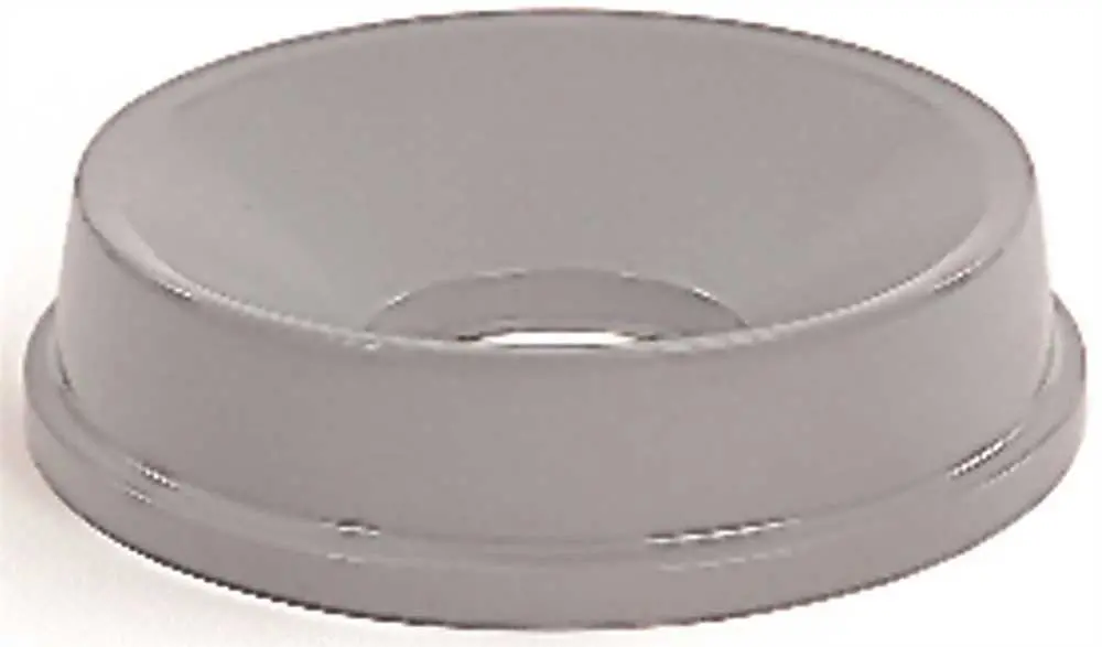 Untouchable&Reg; Round Funnel-Top Trash Can Lid For Untouchable&Reg; Containers, Gray, 16.2" 1