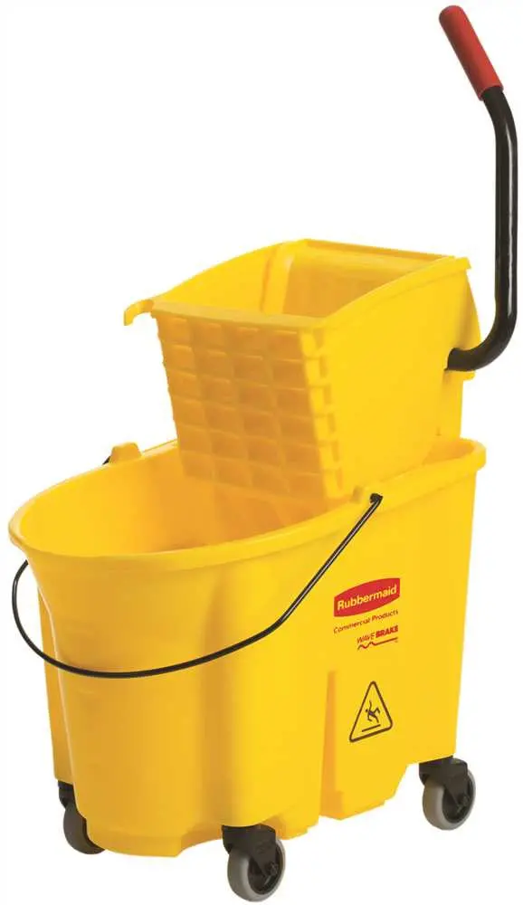 Wavebrake Side Press Combo Bucket 35 Qt Yellow 1