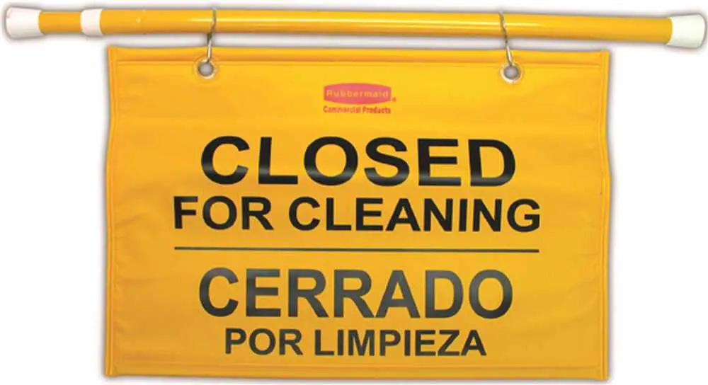 Site Safety Hanging Sign Yellow 1