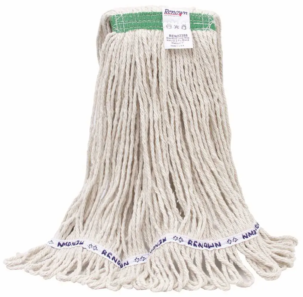 Renown&Reg; Heavy-Duty Blend Loop Wet Mop Medium White 1" 1