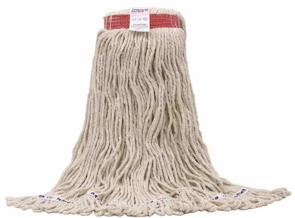 Renown&Reg; Heavy-Duty Blend Loop Wet Mop Large White 1" 1