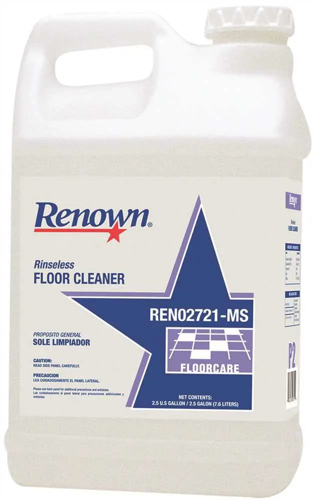 Renown&Reg; Rinseless Floor Cleaner, 2.5 Gallon 1