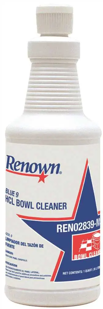 Renown&Reg; Blue 9 Hcl Bowl Cleaner, 1 Quart 1