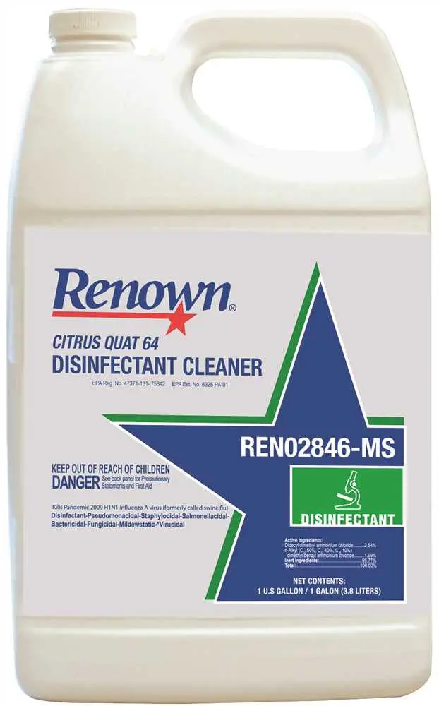 Renown&Reg; Citrus Quat 64 Disinfectant Cleaner, 1 Gallon 1