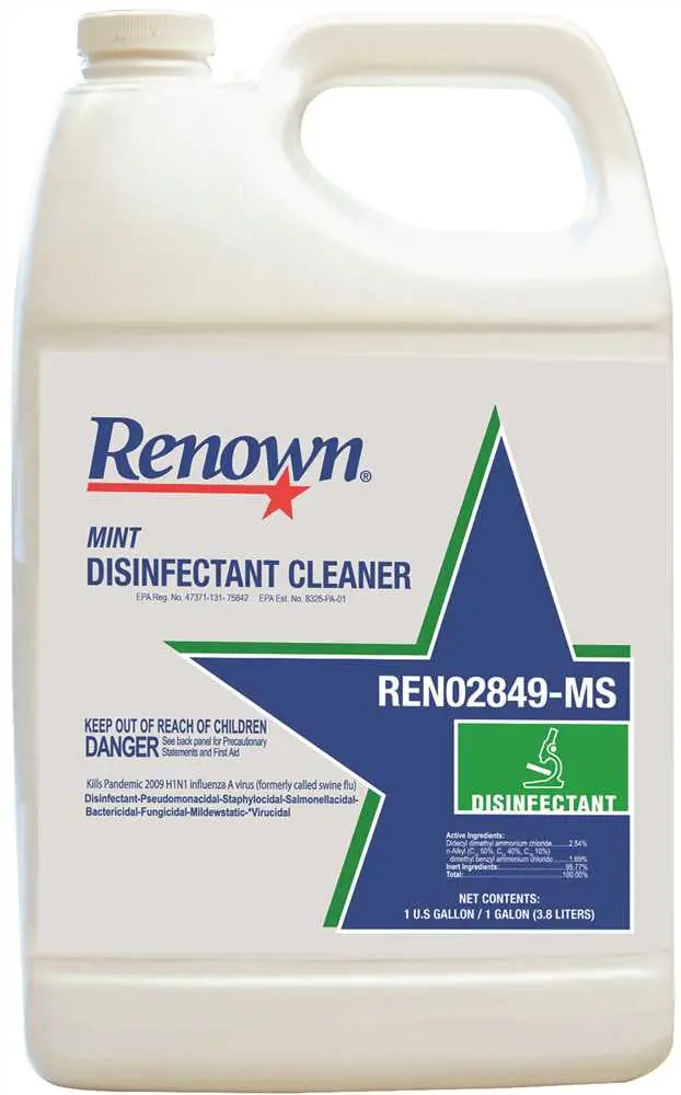 Renown&Reg; Mint Disinfectant Cleaner, 1 Gallon 1