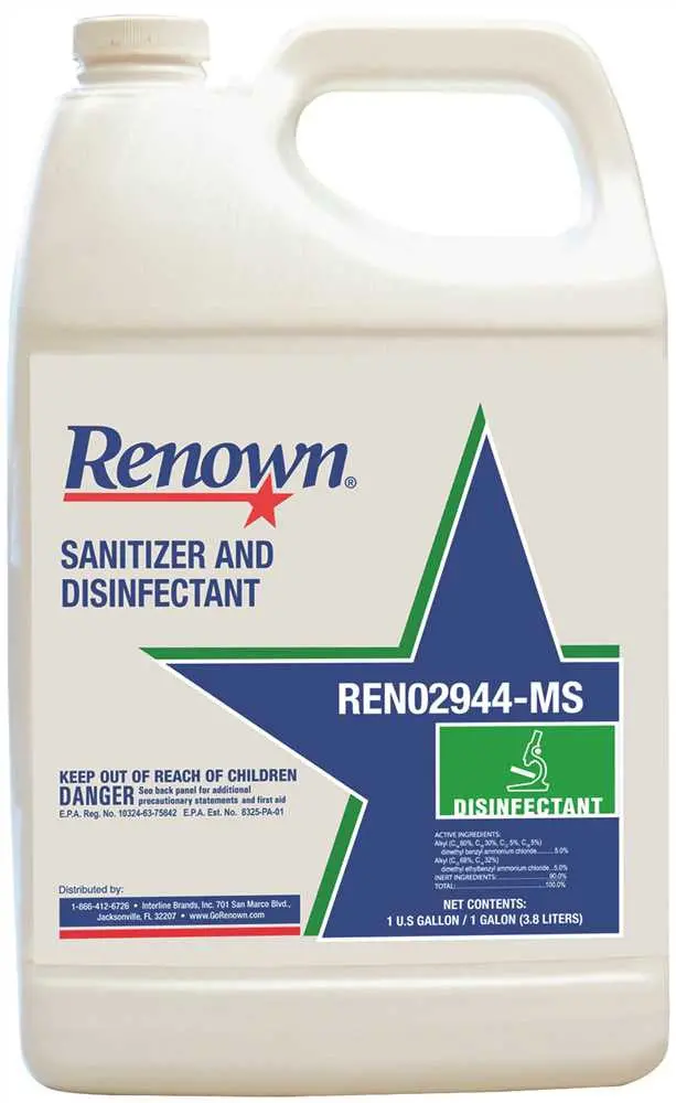 Renown&Reg; Sanitizer And Disinfectant, 1 Gallon 1