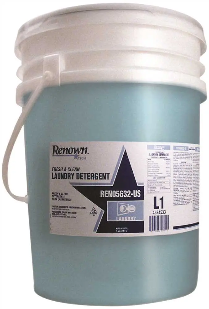 Renown&Reg; Rt Laundry Detergent, Fresh-Clean, 5-Gallon Pail 1