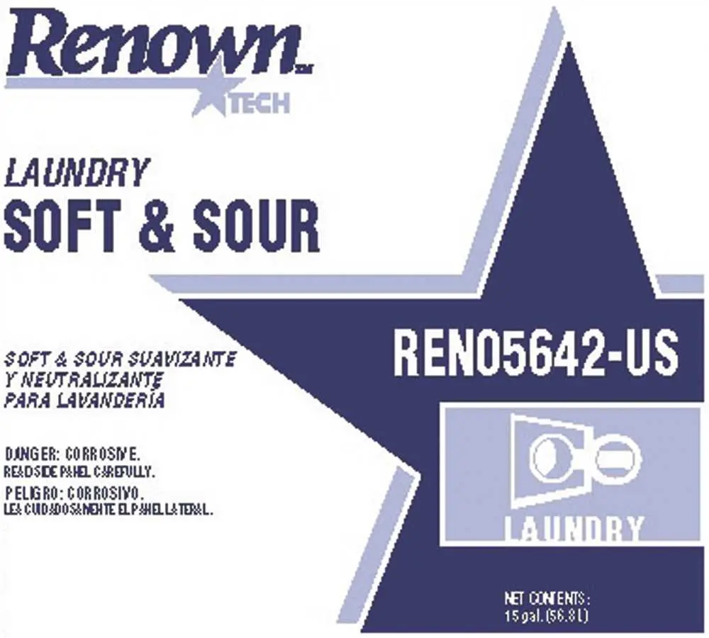 Renown&Reg; Rt Laundry Soft And Sour 15 Gal 1