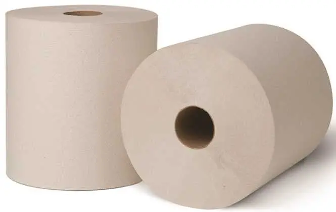 Renown&Reg; Controlled Hard Roll Towel, White 1