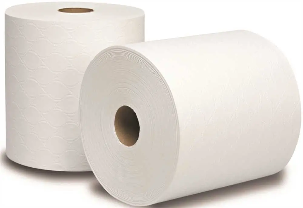 Renown&Reg; Premium Hard Roll Towels, White, 8 In. X 630 Ft., 6 Rolls Per Case 1