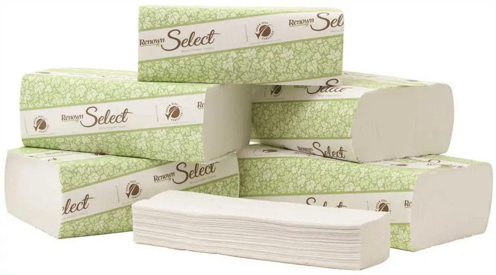 Renown&Reg; Select Multifold Paper Towels, 9.5X10.25 In., 3,000 Sheets Per Case 1