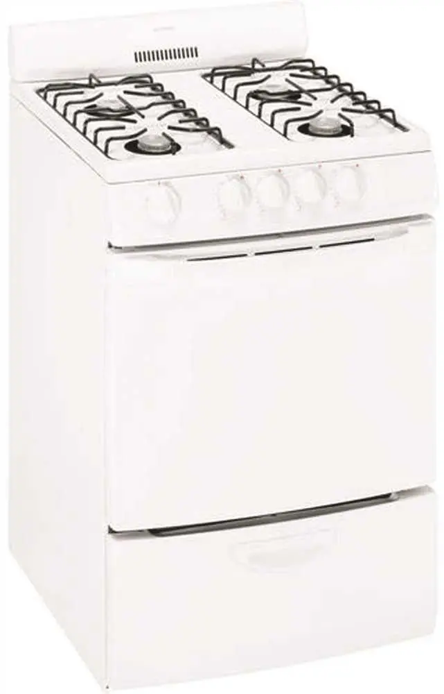 Hotpoint&Reg; 24-Inch 3 Cu. Ft. Free-Standing Gas Range, White 1