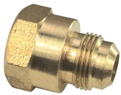 Proplus&Reg; Brass Flare Female Adapter Fine Thread, 9-16 In. 24 X 3-8 In. 1
