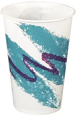 Solo&Reg; Waxed Paper Cold Drink Cups, Jazz&Reg;, 7 Oz., 2,000 Per Case 1