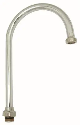 T&S Brass Swing Gooseneck Spout, 10-3-8 In. 1