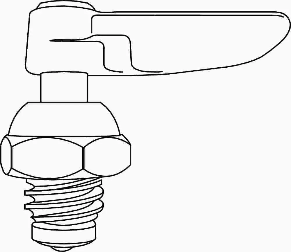 T & S Hot Spindle Assembly Workboard Faucet 1