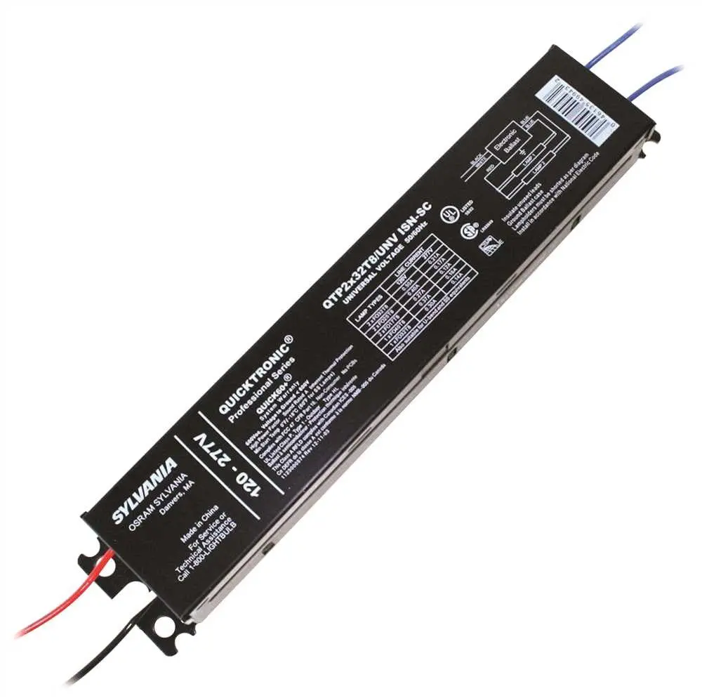 Sylvania Electronic Ballast 120-277V 2-T8 Lamps 1
