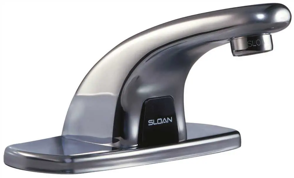Sloan Ebf615-4Sensor Bathroom Faucet 4 In. Deck Plate 1