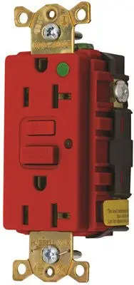 Hospital Grade Commercial Gfci 20A Red 1