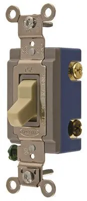 Switch Industrial Grade 3 Way 15 Amp 120-277 Volt Ivory 1