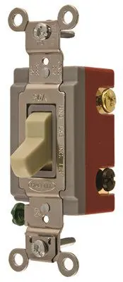 Switch Industrial Grade 3 Way 20 Amp 120-277 Volt Ivory 1