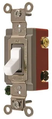 Switch Industrial Grade 3 Way 20 Amp 120-277 Volt White 1