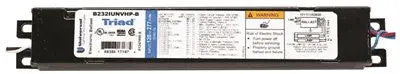 Universal&Trade; Electronic Ballast For 2 T8 Linear And U-Bend Fluorescent Lamps, 120-277 Volts 1
