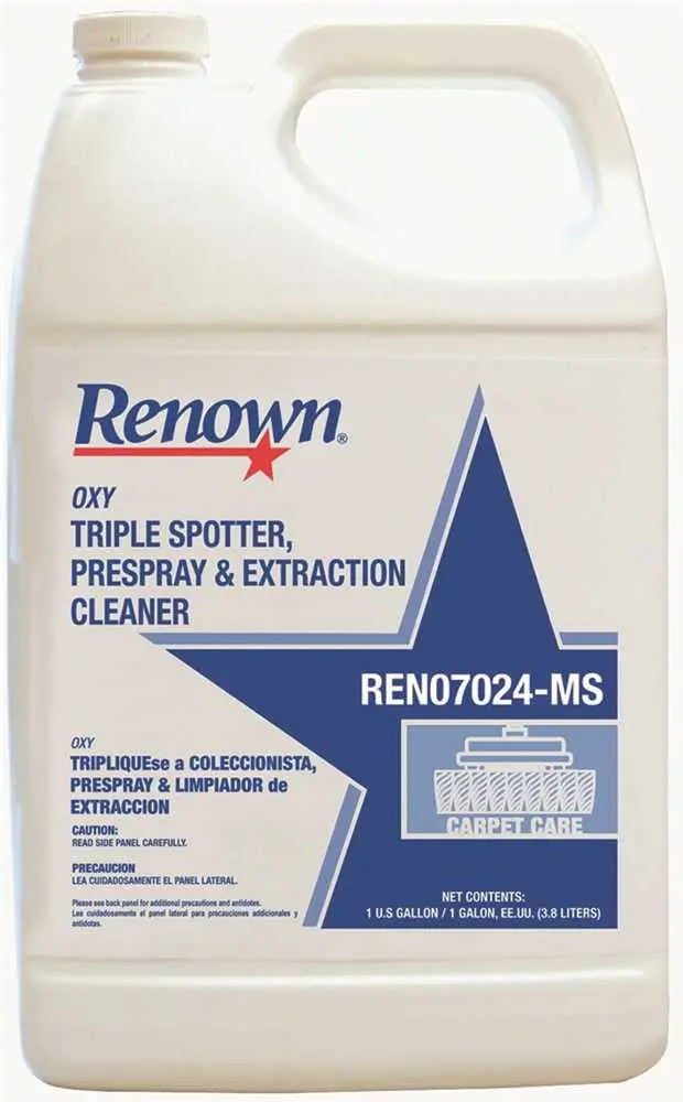 Renown&Reg; Oxy Triple Spotter, Prespray & Extraction Cleaner, 1 Gallon 1