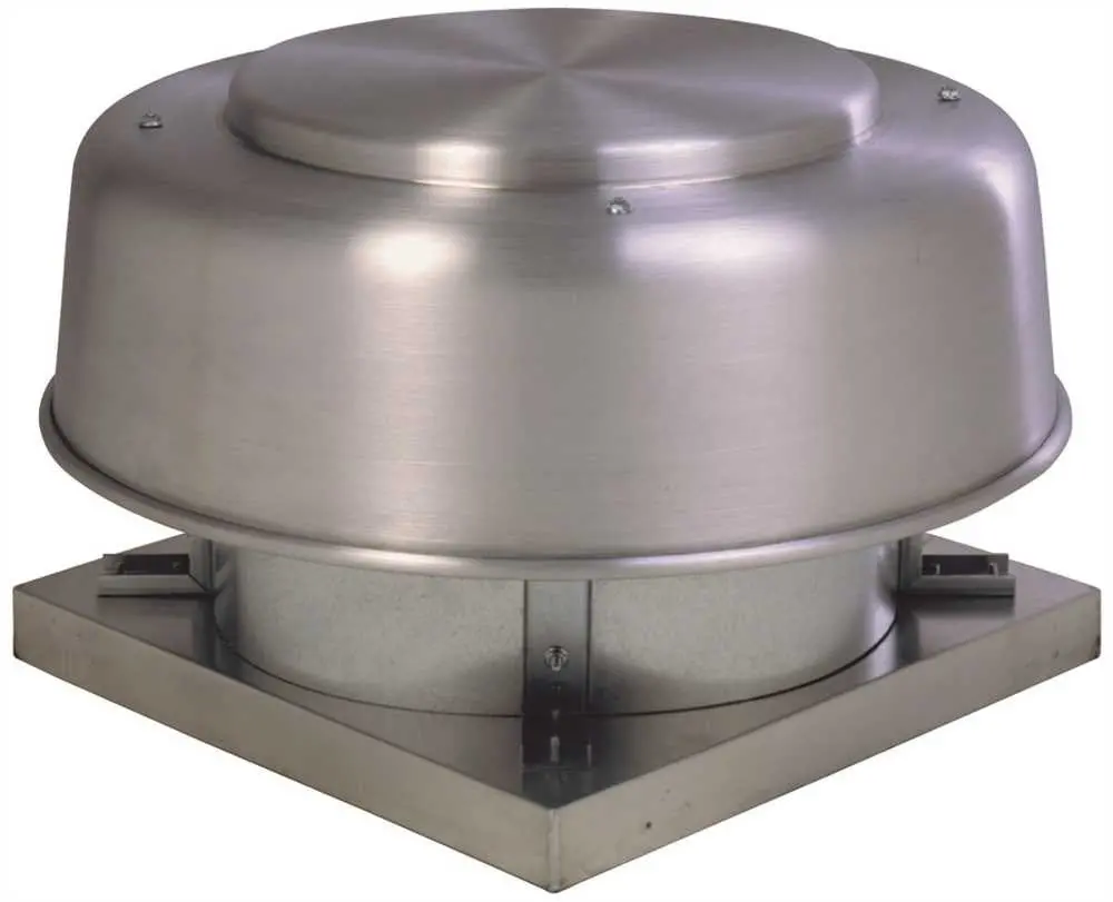 Fantech 10" Direct Drive Axial Supply Roof, 1-30 Hp, 115V 1