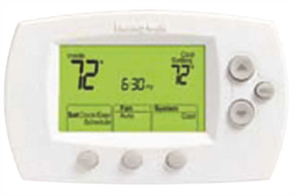Honeywell Focuspro 6000 5-1-1-5+2-Day Programmable Thermostat, 1 Heat-1 Cool, Large 1