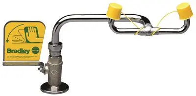 Bradley Laboratory "Swingaway" Deck Mount Eyewash Fixture 1