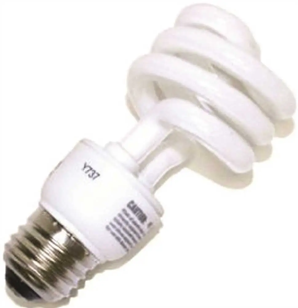 Sylvania Dulux&Reg; El Spiral Compact Fluorescent Lamp, Super Mini, 13 Watt, 5000K, Medium Base, 120 Volts 1