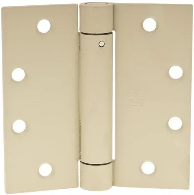 Hager Template Spring Hinge, 4-1-2 In. X 4-1-2 In., Prime Coat, 3-Pack 1