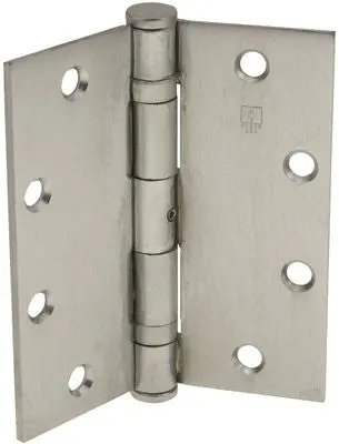 Full Mort Ball Bearing Template Hinge, 5 In. X 4-1-2 In., Prime Coat, 3-Pack 1