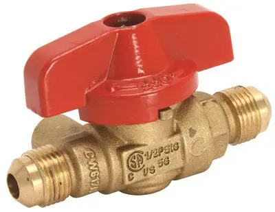 Gas Ball Valve With Side Tap 3-8" Flare 1