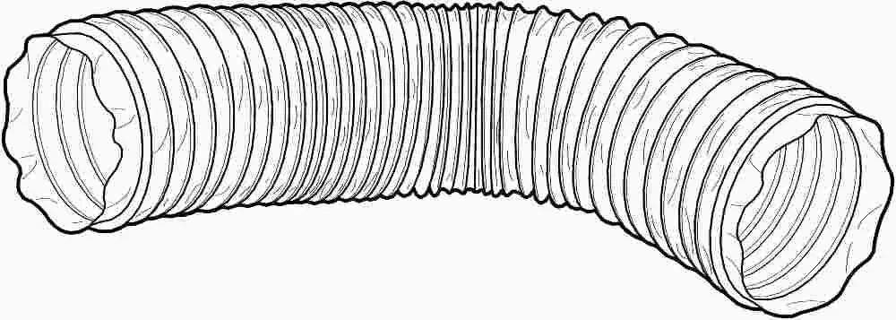 Flexible Dryer Vent Hose 4 In. X 5 Ft. 1