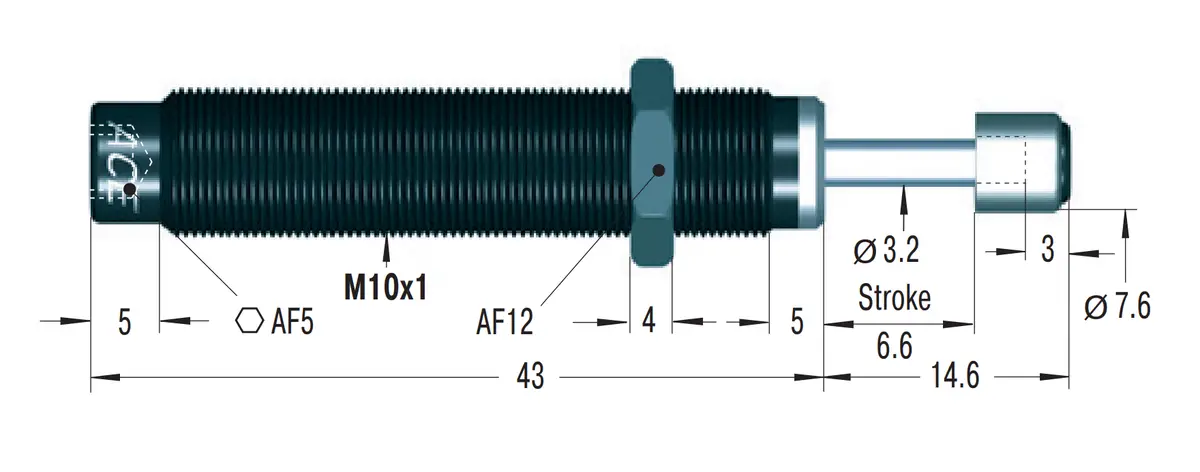 Mc25 - Miniature Shock Absorber 3