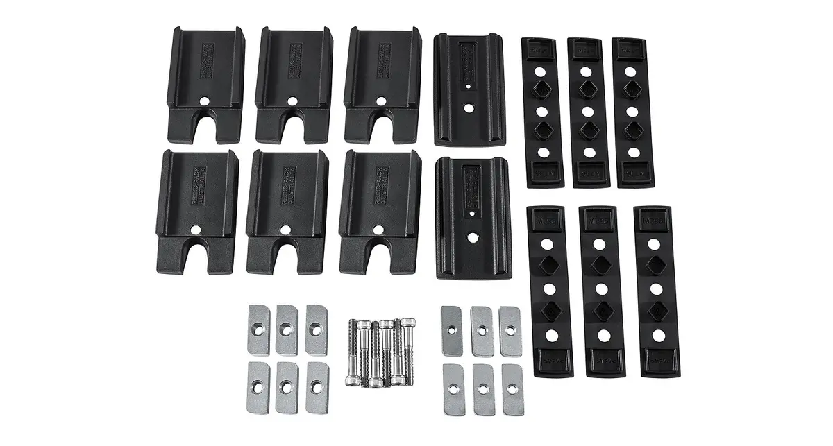 Cales De Réhausse Pour Galerie Pioneer Jeep Wrangler Jk Rlt600 - Rhino-Rack 1
