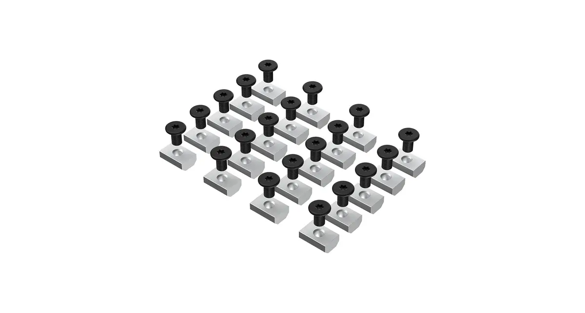 Set De 20 Écrous Vis De Montage Galerie Pioneer 6 - Rhino-Rack 1