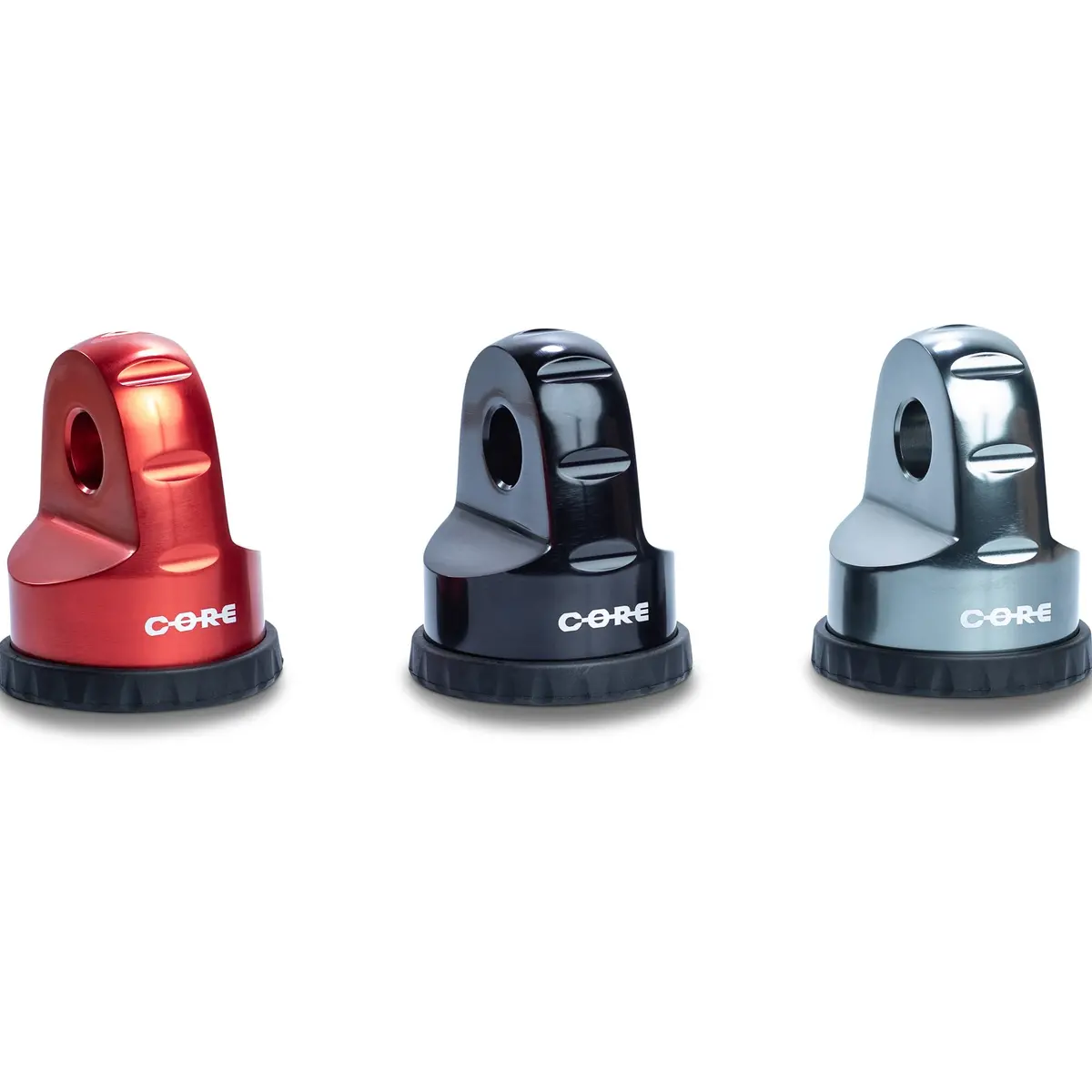 Core Arrêt Câble De Treuil Aluminium 12T – Titane / Rouge / Noir 1