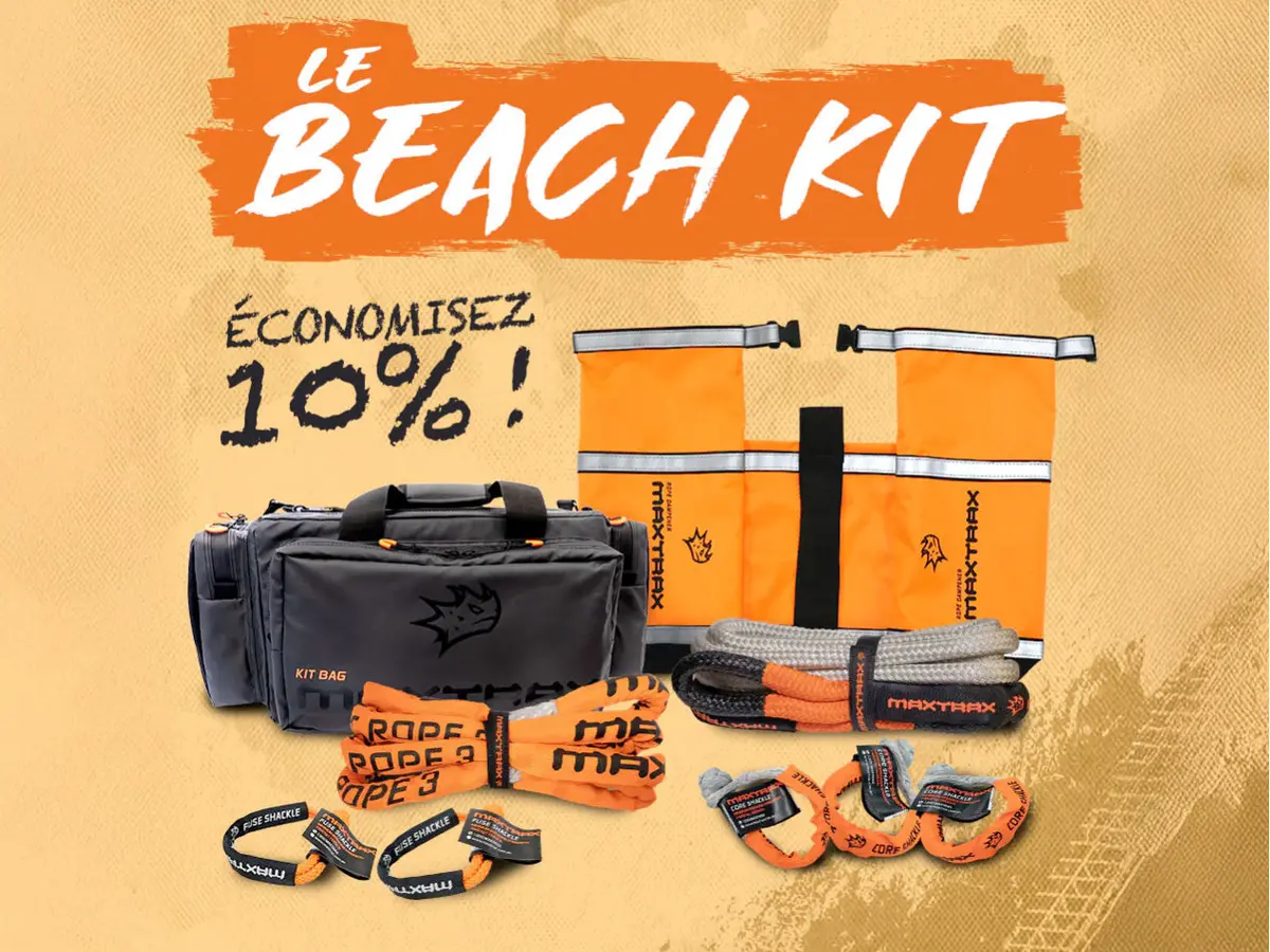 Kit Treuillage Maxtrax Recovery Beach - Plages & Zones Sableuses 1
