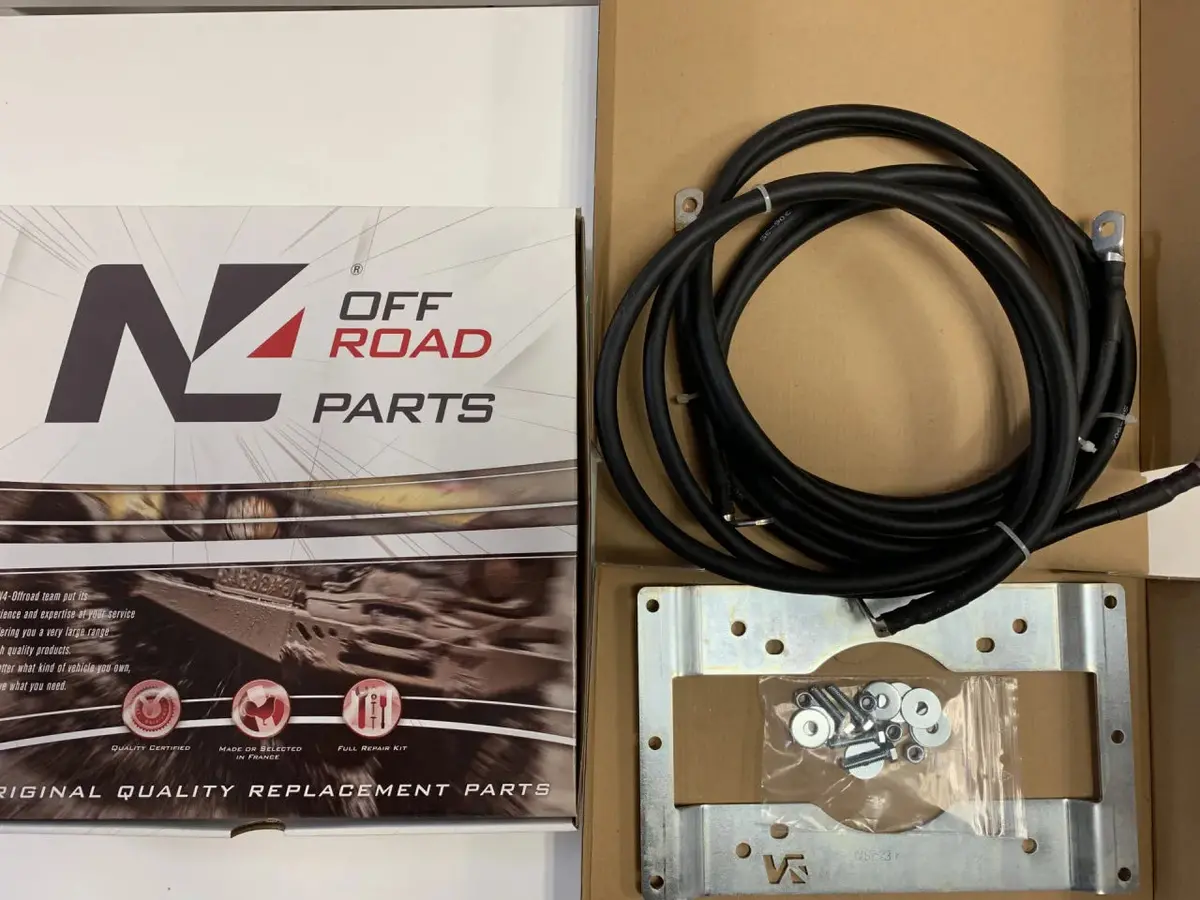 Support Déport 1.5M Pour Boîtier Relais Warn | Kit Fixation Treuil Vr Evo/Zeon 1