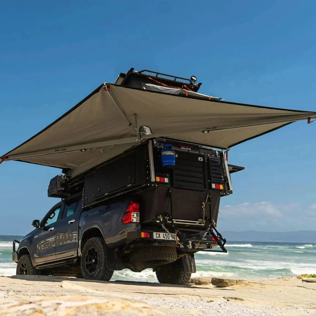 Auvent 270° Alu-Cab - 2,6M | Autoportant & Résistant 1