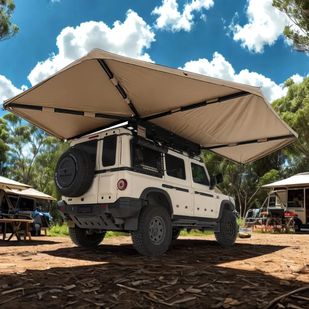 Auvent 270° Rhino-Rack Batwing Autoportant Latéral | Droite 1