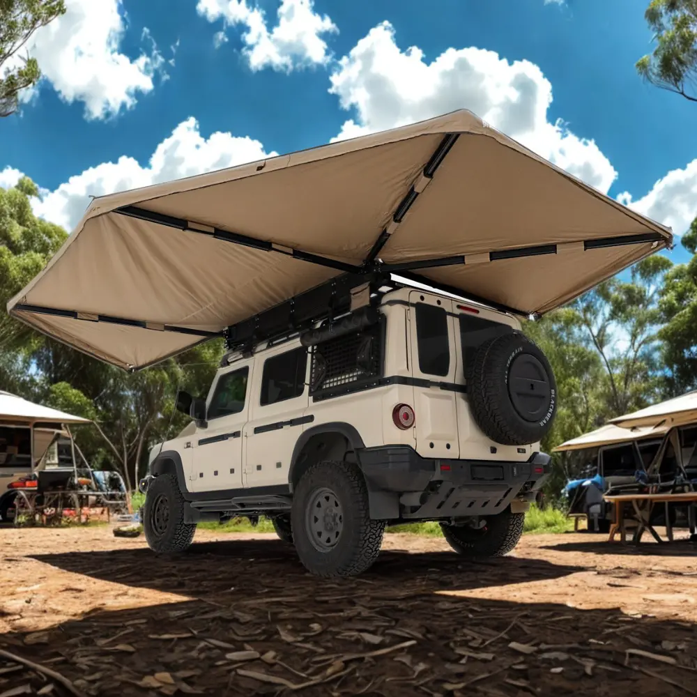 Auvent 270° Rhino-Rack Batwing Autoportant Latéral | Gauche 1