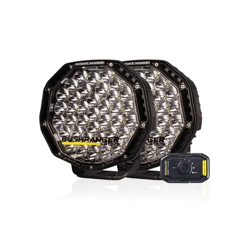 2X Phares 9" Spot Bushranger Night Hawk Sr (Faisceau Inclus) 1