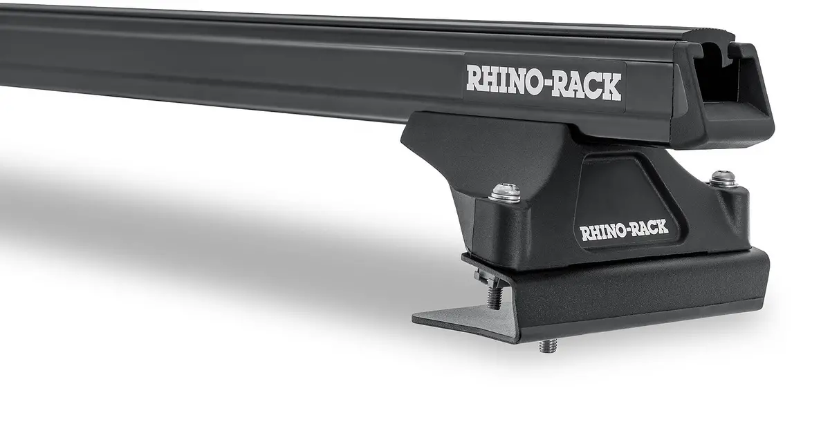 Kit 2 Barres De Toit Noire Heavy Duty 1800Mm Avec Pieds Rltp Ford Transit 2014+ - Rhino-Rack 2