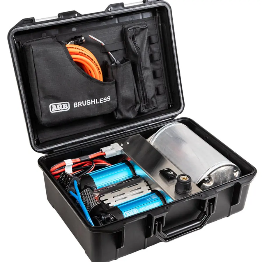 Compresseur Portable Bicylindre 12V Arb Brushless 260L/Min - 4X4 (Avec Malette) 1