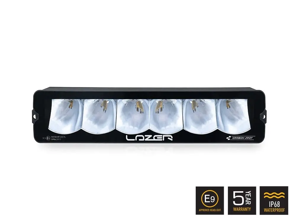 Lazer Lamps Carbon-6 Spot Mode Jaune — Phare Led Compact 9360 Lm 1